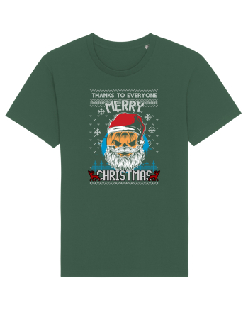 Merry Christmas Halloween Bottle Green