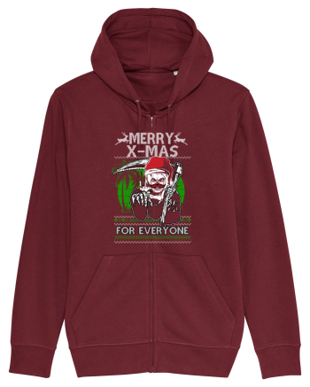 Merry Christmas Lamberjack Burgundy