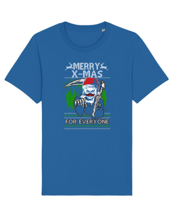 Merry Christmas Lamberjack Royal Blue