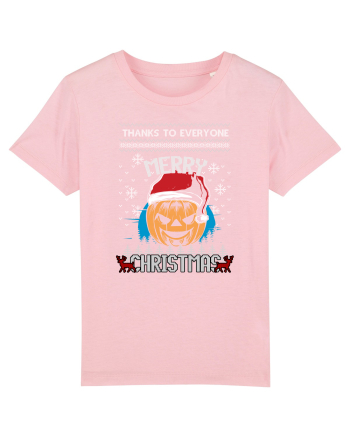 Merry Christmas Pumpkin Cotton Pink