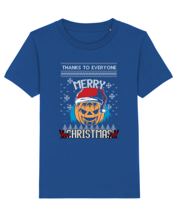Merry Christmas Pumpkin Majorelle Blue