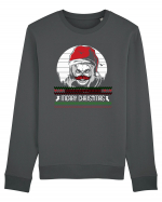 Merry Christmas Skull Bluză mânecă lungă Unisex Rise