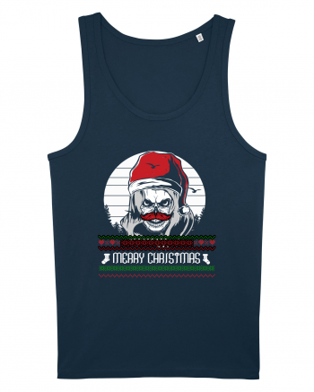 Merry Christmas Skull Navy