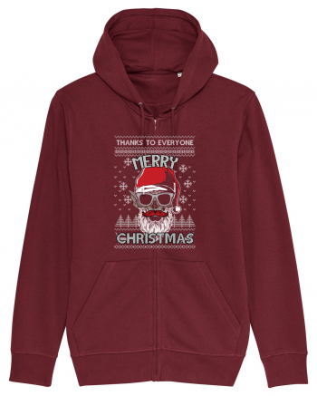 Merry Christmas Thanks To Everyone Burgundy