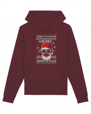 Merry Christmas Thanks To Everyone Burgundy