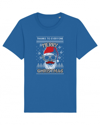 Merry Christmas Thanks To Everyone Royal Blue