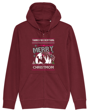 Merry Christmom Thank For Everything Burgundy