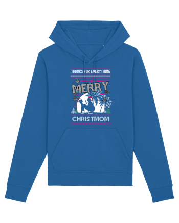 Merry Christmom Thank For Everything Royal Blue