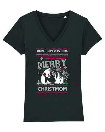 Merry Christmom Thank For Everything Black