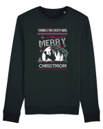 Merry Christmom Thank For Everything Bluză mânecă lungă Unisex Rise