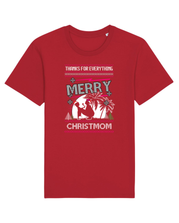 Merry Christmom Thank For Everything Red