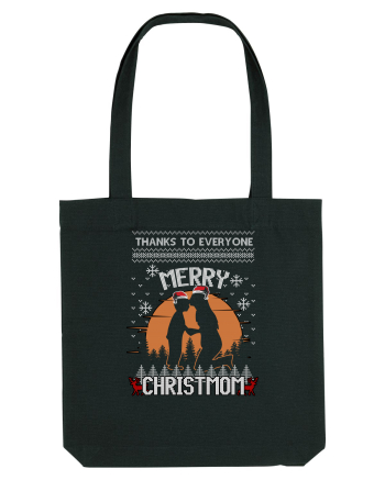 Merry Christmom Black