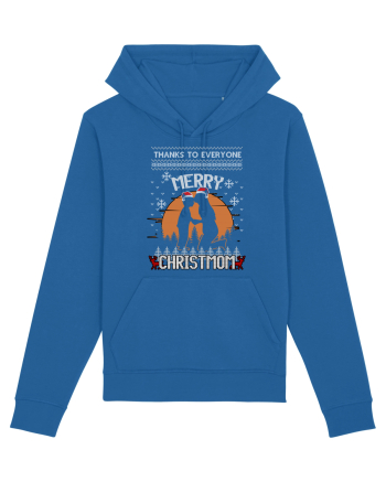 Merry Christmom Royal Blue