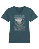 Merry Cookmas Tricou mânecă scurtă guler V Bărbat Presenter