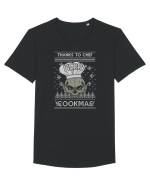 Merry Cookmas Tricou mânecă scurtă guler larg Bărbat Skater