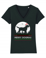 Merry Dogmas Tricou mânecă scurtă guler V Damă Evoker