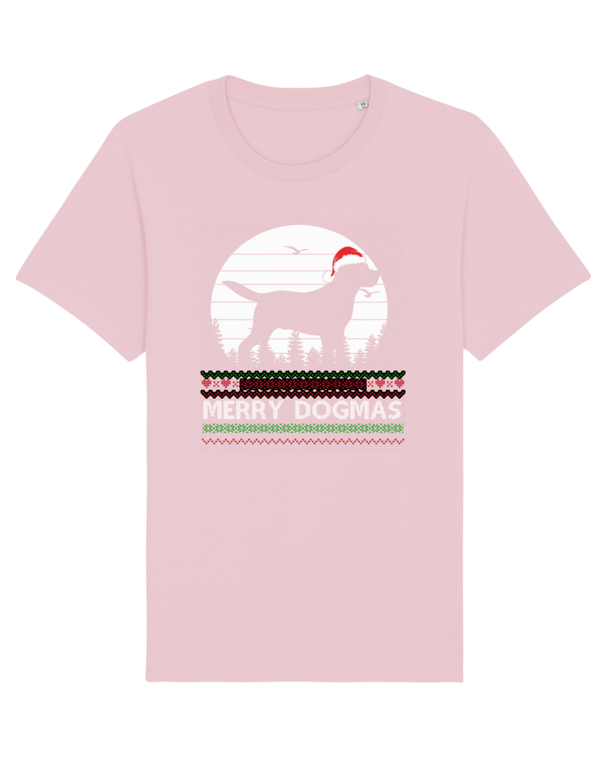 Tricou mânecă scurtă Unisex Rocker Cotton Pink