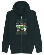 Merry Fishmas I Like Cannafish Hanorac cu fermoar Unisex Connector