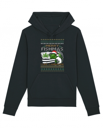 Merry Fishmas I Like Cannafish Black