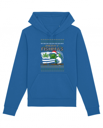 Merry Fishmas I Like Cannafish Royal Blue