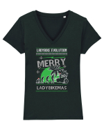 Merry Ladybikemas Evolution Tricou mânecă scurtă guler V Damă Evoker