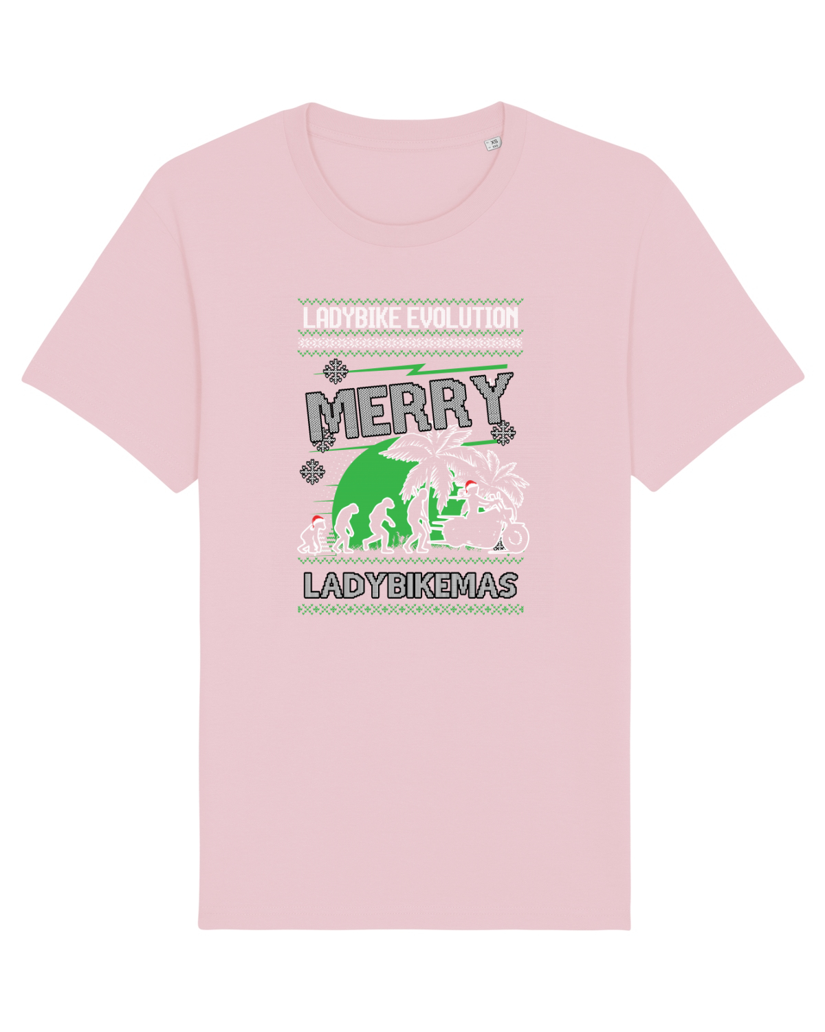 Tricou mânecă scurtă Unisex Rocker Cotton Pink