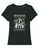 Merry Ladybikemas Tricou mânecă scurtă guler larg fitted Damă Expresser
