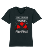 Merry Plumbmas Tricou mânecă scurtă guler V Bărbat Presenter