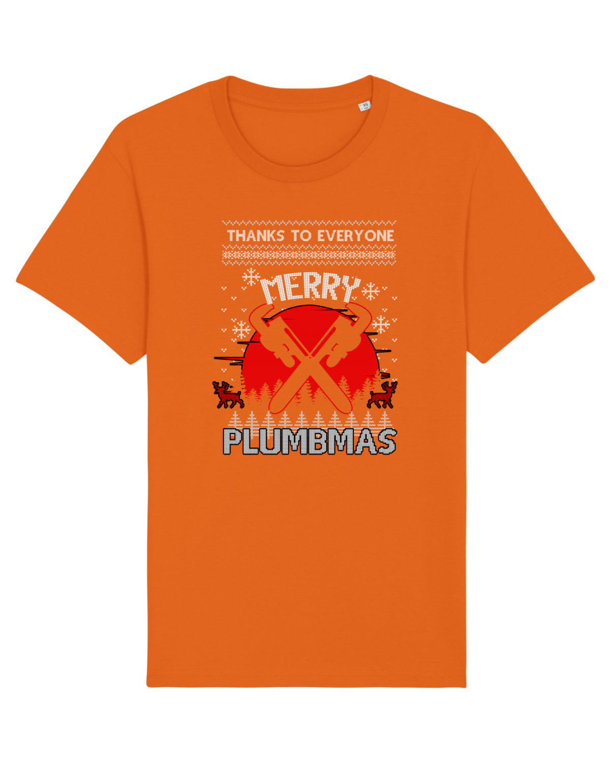Tricou mânecă scurtă Unisex Rocker Bright Orange