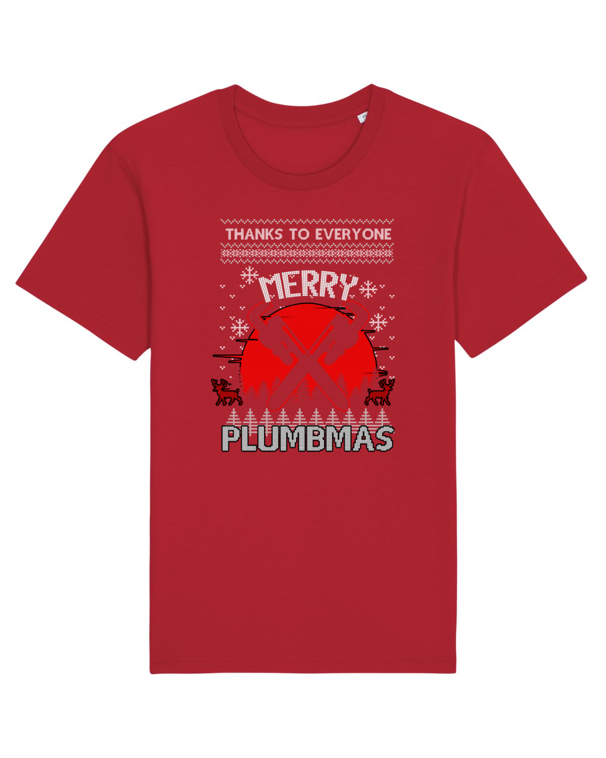 Tricou mânecă scurtă Unisex Rocker Red