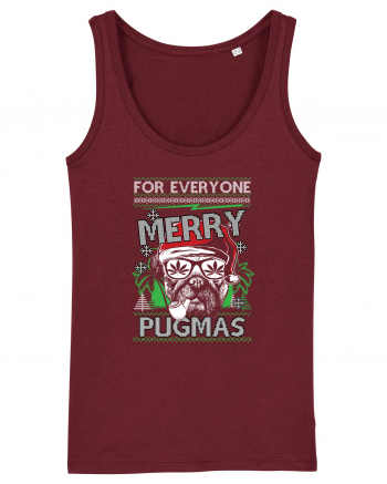 Merry Pugmas Burgundy