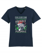 Merry Pugmas Tricou mânecă scurtă guler V Bărbat Presenter