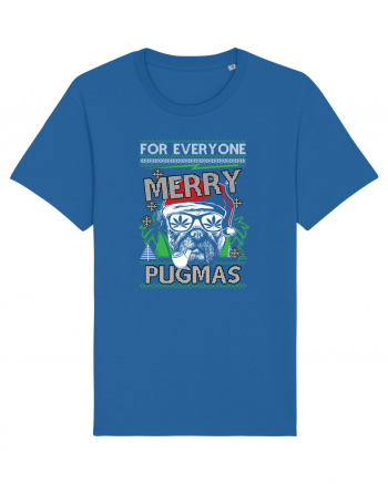 Merry Pugmas Royal Blue