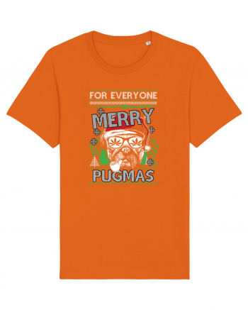 Merry Pugmas Bright Orange