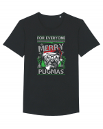 Merry Pugmas Tricou mânecă scurtă guler larg Bărbat Skater