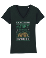 Merry Richmas Tricou mânecă scurtă guler V Damă Evoker