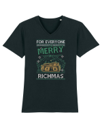 Merry Richmas Tricou mânecă scurtă guler V Bărbat Presenter