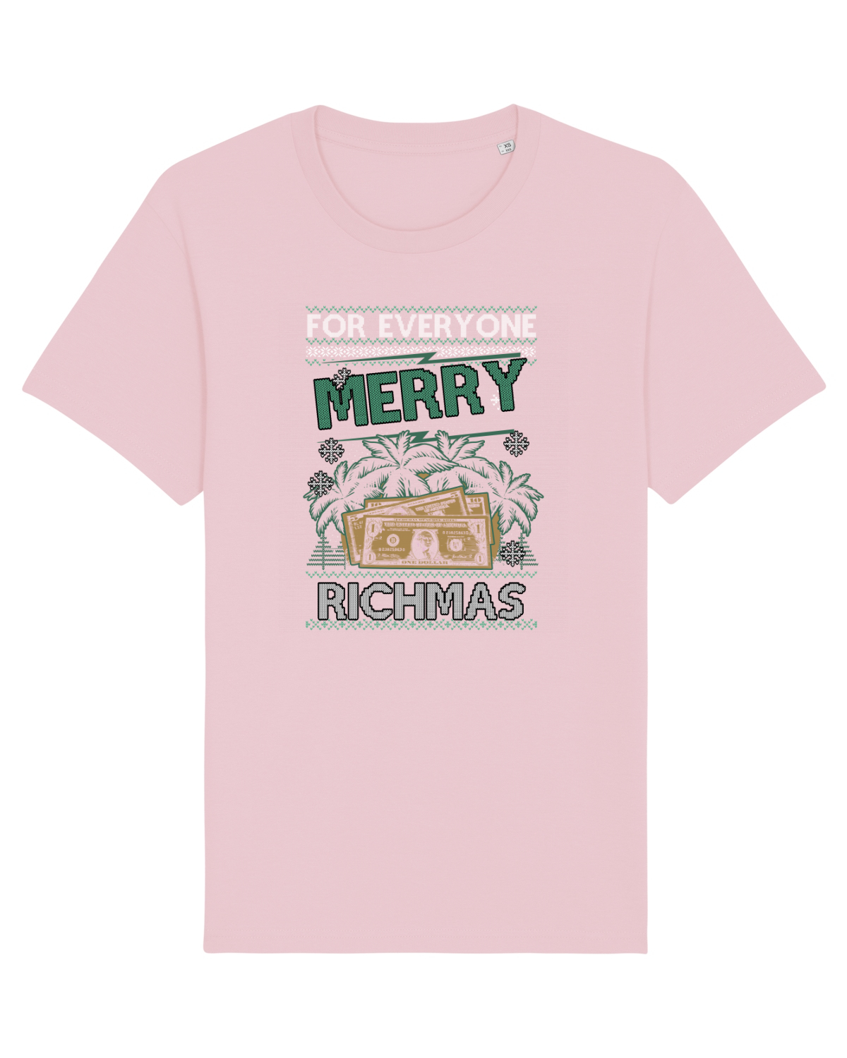 Tricou mânecă scurtă Unisex Rocker Cotton Pink