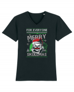 Merry Skullmas Tricou mânecă scurtă guler V Bărbat Presenter