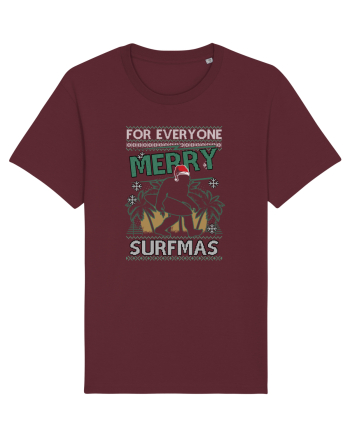Merry surfmas For Everyone Burgundy