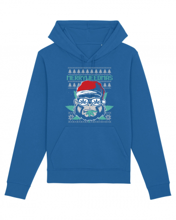 Merry Weedmas Ape Royal Blue