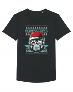 Merry Weedmas Ape Tricou mânecă scurtă guler larg Bărbat Skater