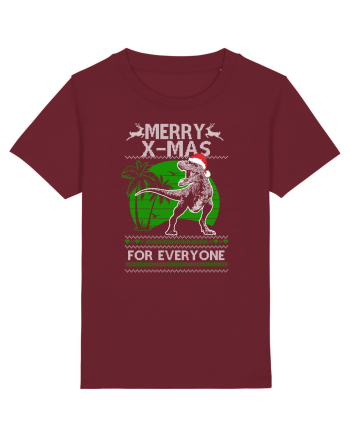 Merry X-mas For Everyone Burgundy