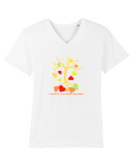 TOAMNA CULEGEM ROADELE Tricou mânecă scurtă guler V Bărbat Presenter