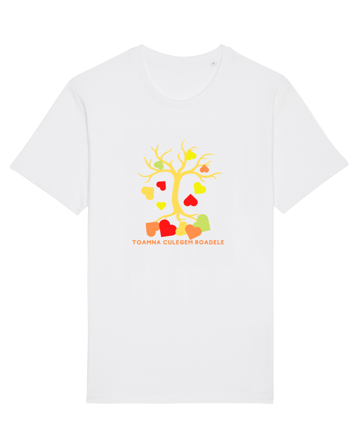 Tricou mânecă scurtă Unisex Rocker White