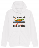 Stau pe telefon v1 Hanorac cu fermoar Unisex Connector