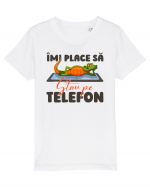 Stau pe telefon v1 Tricou mânecă scurtă  Copii Mini Creator