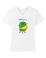 Ardei GRAS Tricou mânecă scurtă guler V Bărbat Presenter