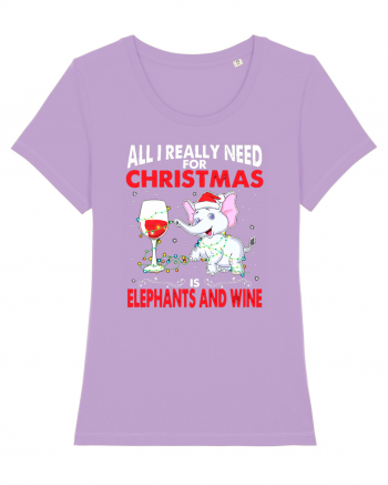 All I Really Need For Christmas Is Elephants And Wine Lavender Dawn