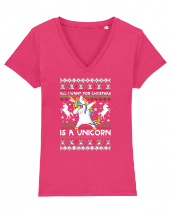 All I Want For Christmas Is A Unicorn Raspberry